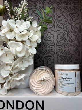 AMINNAH Cafe Espresso Whipped Body Butter - 8oz